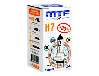 МТF лампа Н7 12V 55w Standart +30%															