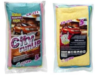 Салфетка микрофибра СА 121 набор (5шт)  30х30