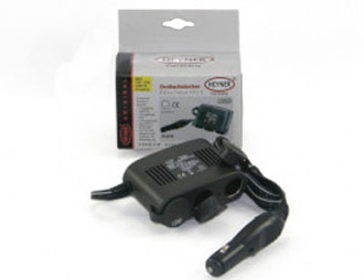 Адаптер HEYNER  3 разъема c проводом + USB   511 300