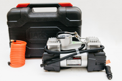 Компрессор 12 V 800SG (ТАЙФУН) двухцилиндровый в кейсе