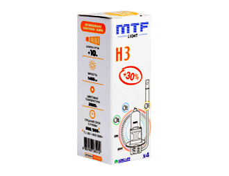 МТF лампа Н3 12V 55w Standart +30%															