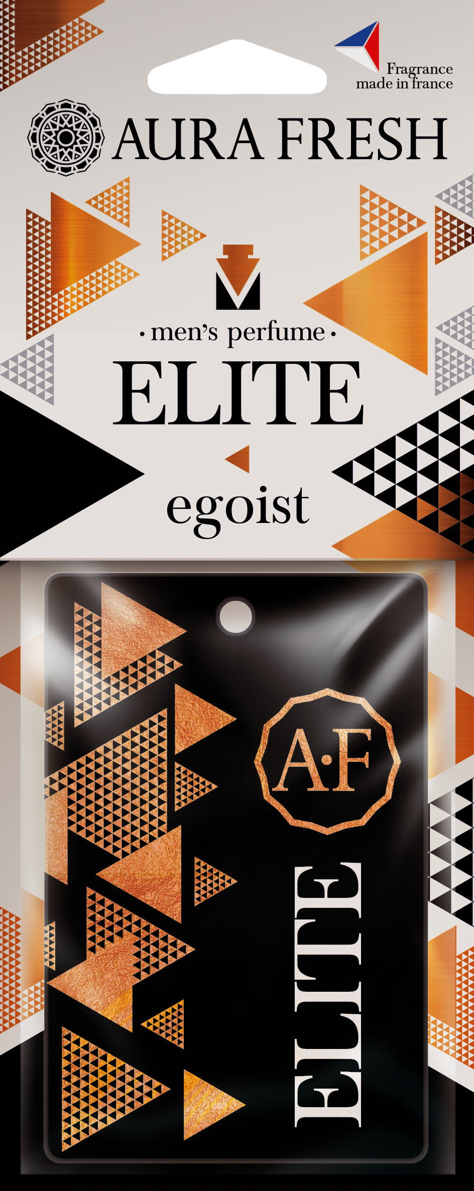 Освежитель  AURA FRESH ELITE CARD Egoist (картон)