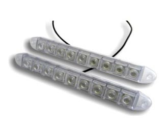Дневные ходовые огни -6  LED 12V  175мм (гибкие)