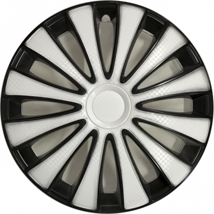 Колпак колесный  GMK белый 16  Super Blak (4)