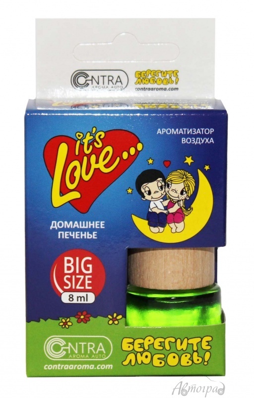 Освежитель  CONTEX  LOVE IS бочонок Домашнее печенье