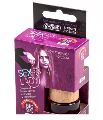 Освежитель  CONTEX бочонок SEX леди белые цветы,айва