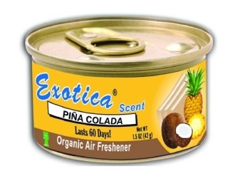 Освежитель Exotica органический ESC24- PIC (Пина колада)