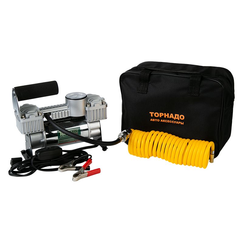 Компрессор Торнадо  СА-802  двухцилиндровый 60 л/мин