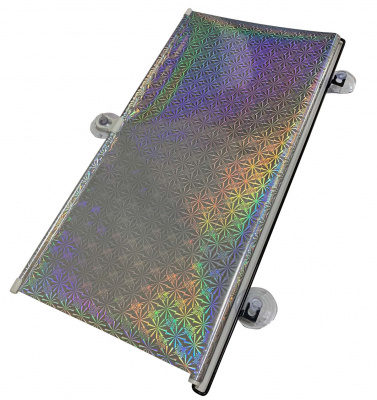 Шторка JH-R004 S 68*130см  на присосках Silver