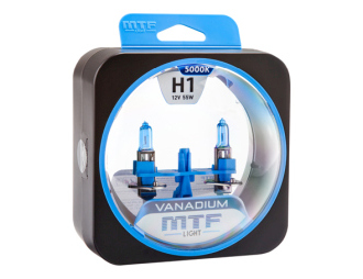 МТF лампа Н1 12V 55w Vanadium 5000к															