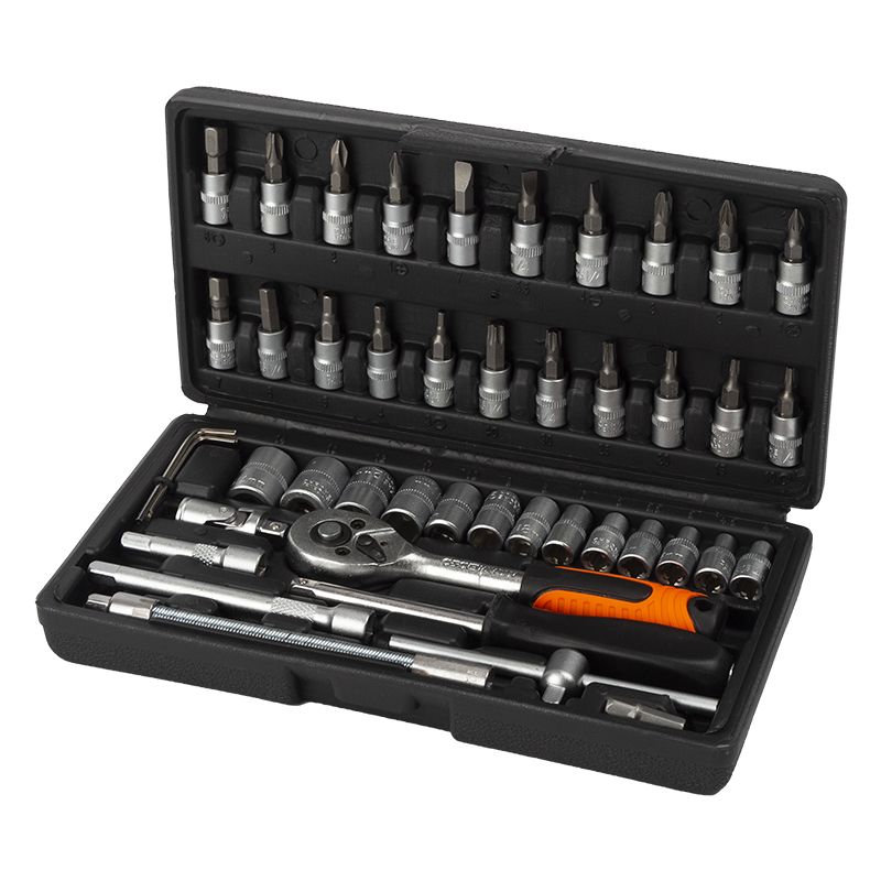 Набор инструмента  TREK Знаток  46 пр 1/4 (33046)