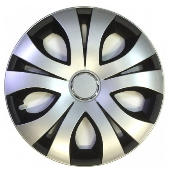 п Колпак ТОП  РИНГ  микс черный 14