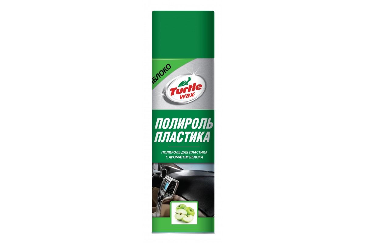 Полироль для пластика «Turtle Wax» Яблоко, 500мл																