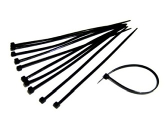 Хомут пластиковый   4мм*150мм черный цвет (100 шт)