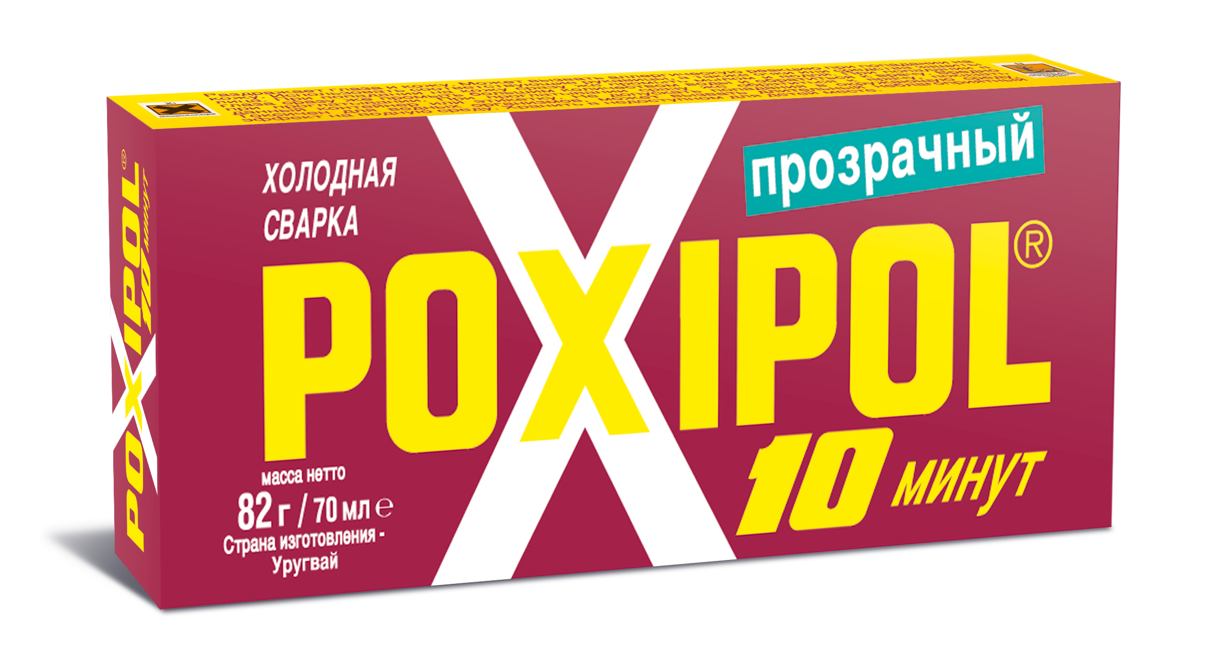 Холодная сварка прозрач. 70гр Poxipol