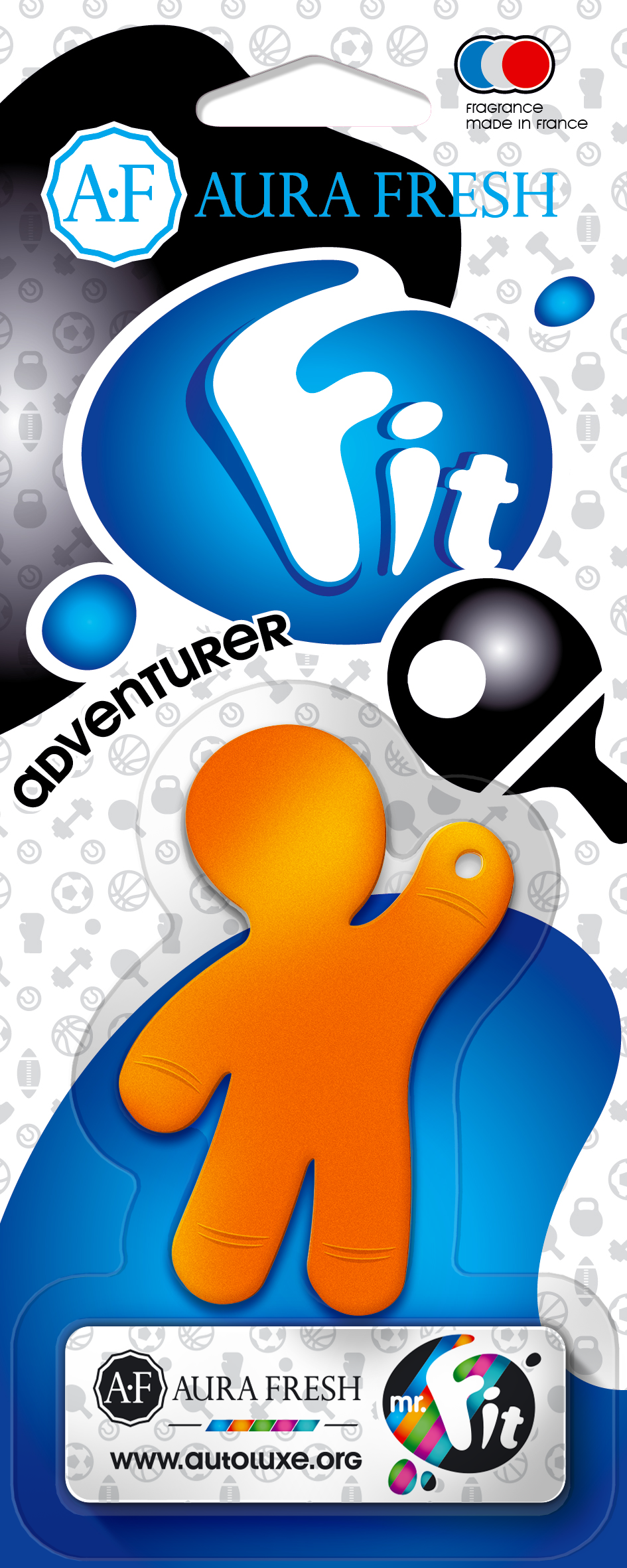 Освежитель  AURA FRESH MR.FIT Adventurer