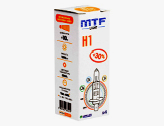 МТF лампа Н1 12V 55w Standart +30%															