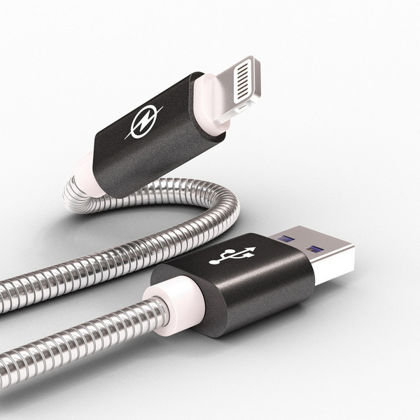Кабель-Data  Lightning черный (CB520-U8-10B) WIIIX 1м