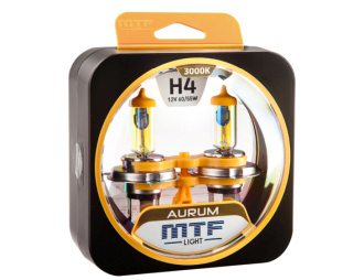 МТF лампа Н4 12V 60/55w Aurum 	3000К														