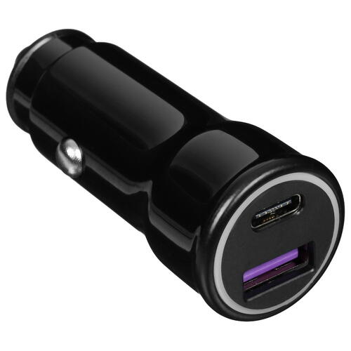 АЗУ UCC-5-2-01-QC-ANT WIIIX, USB-порт + Type-C (QC3.0), черный