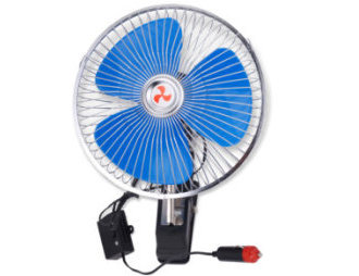 Вентилятор с прищепкой  8"  12V (20)  ТРЕК