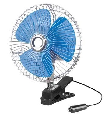 Вентилятор с прищепкой  6"  24V (20)  ТРЕК