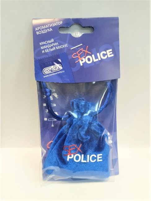 Освежитель  CONTEX мешки SEX POLICE (Красный мандарин и белый мускус)