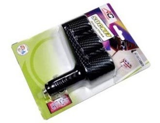 Адаптер АС -103 (3 разъема)карбон