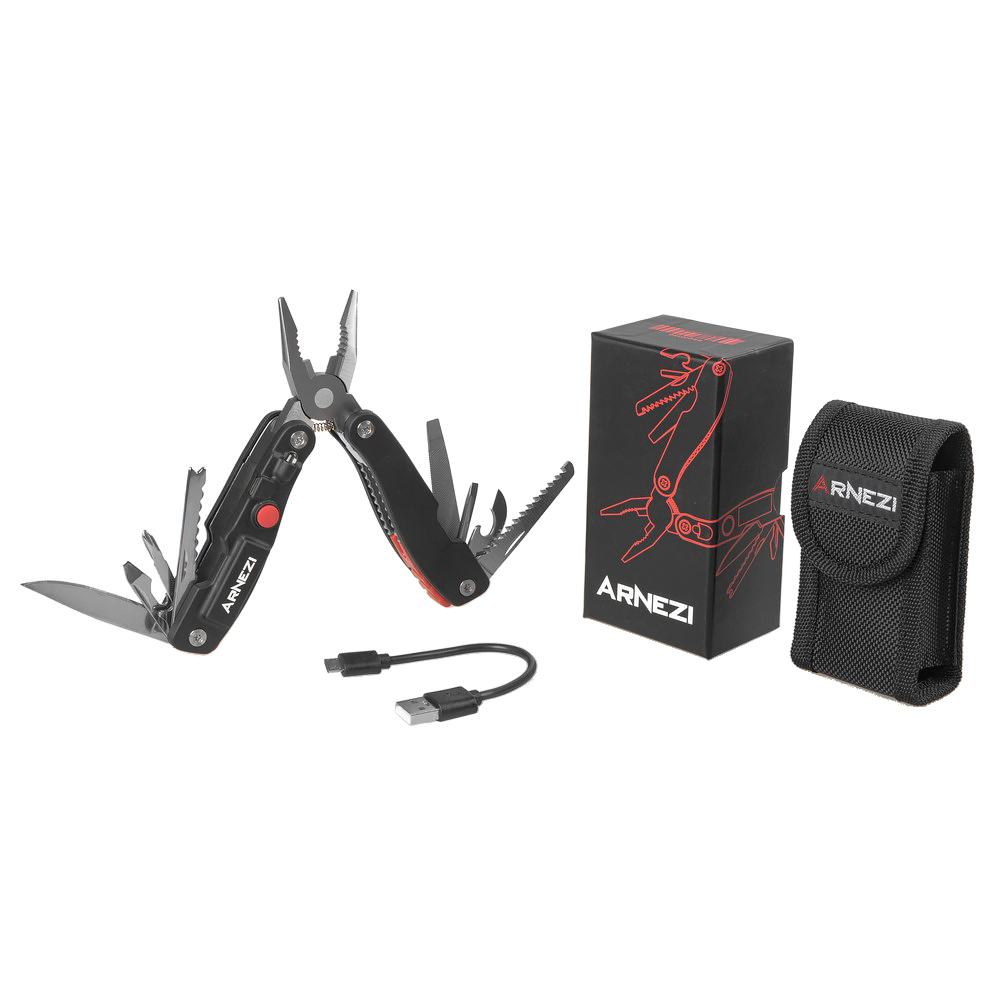 Мультитул с плоскогубцами Whisper 13 в1 ARNEZI  R5010150