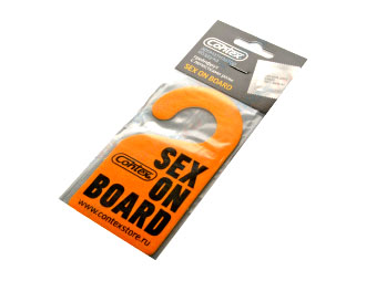 Освежитель  CONTEX лист SEX ON BOARD 
