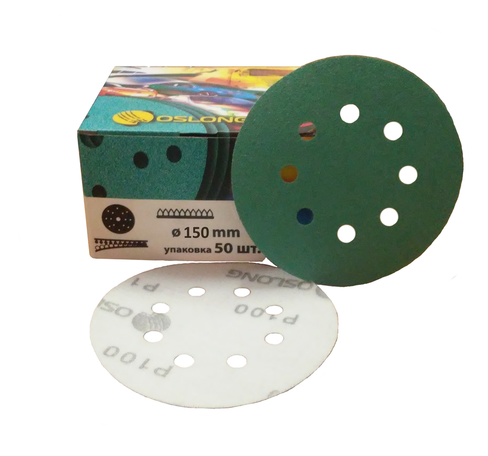 Наждачная бумага  в кругах  Ø125 OSLONG P120