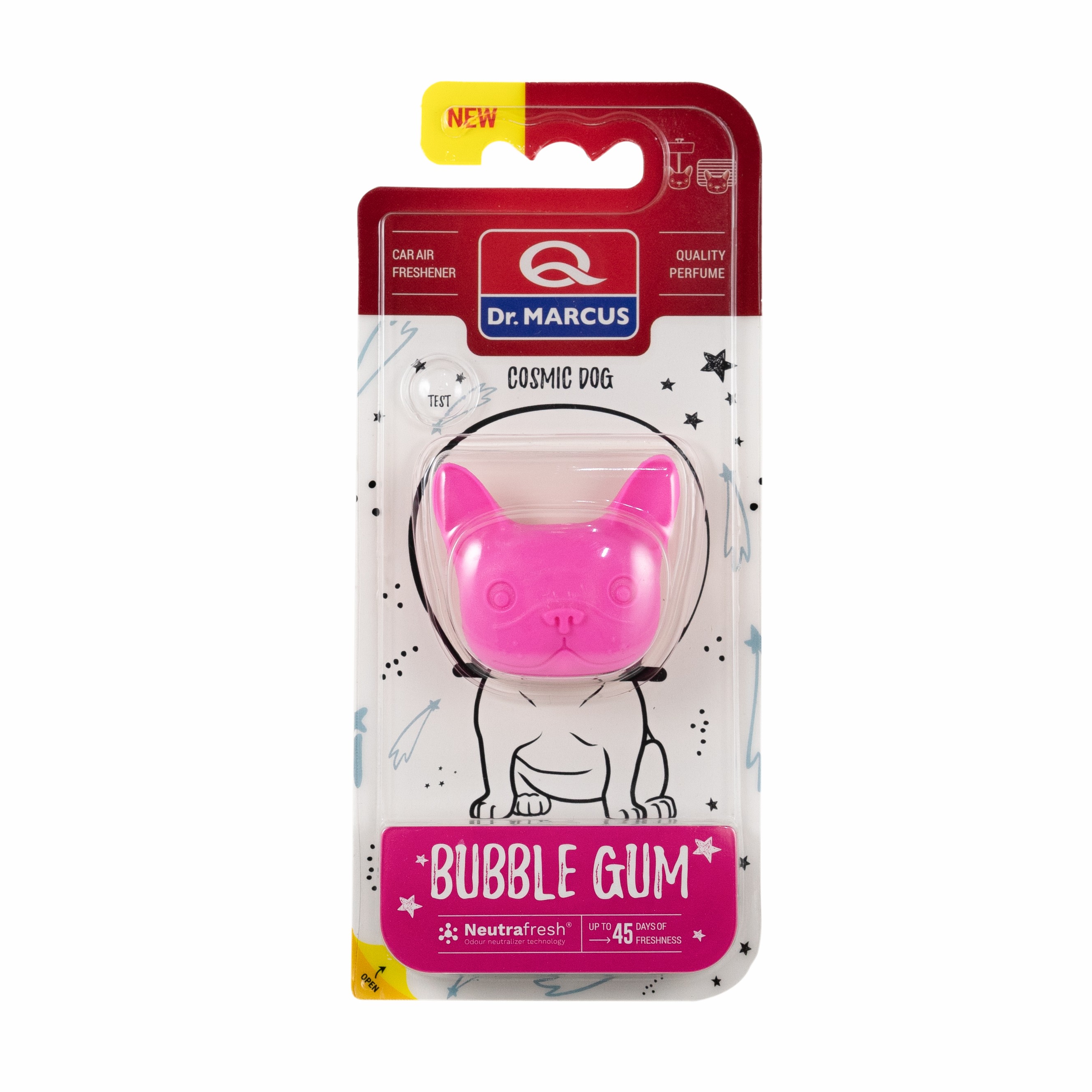 Освежитель Dr.Marcus подвеска "COSMIC CAT" Bubble Gum (16)														