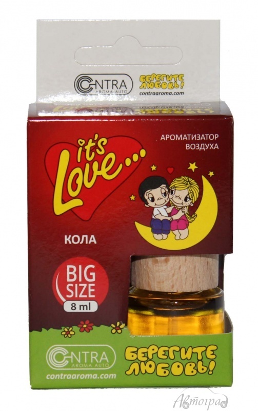 Освежитель  CONTEX  LOVE IS бочонок Кола