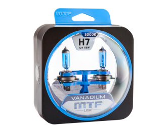 МТF лампа Н7 12V 55w Vanadium  5000К														
