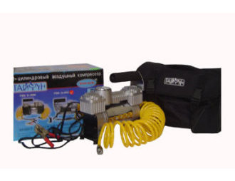 Компрессор 12 V 802S (ТАЙФУН)  двухцилиндровый