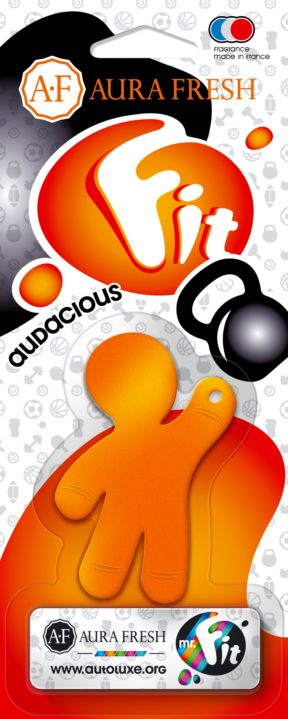 Освежитель  AURA FRESH MR.FIT Audacious