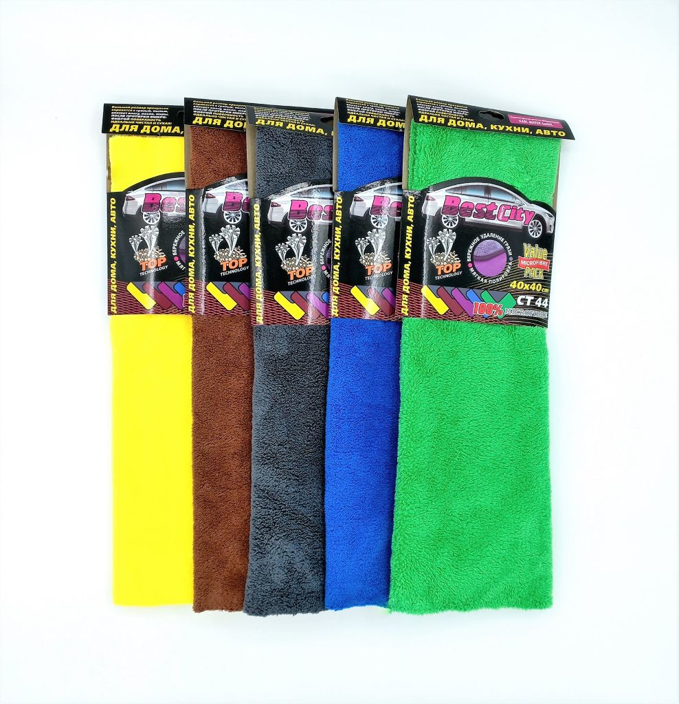Салфетка микрофибра BEST CITY  СТ44 40x40 