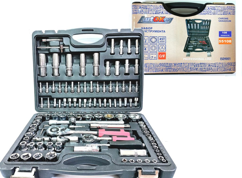 Набор инструмента  AutOKey  108 предмета (550108)