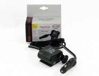 Адаптер HEYNER  2 разъема c проводом (1м)  511 200