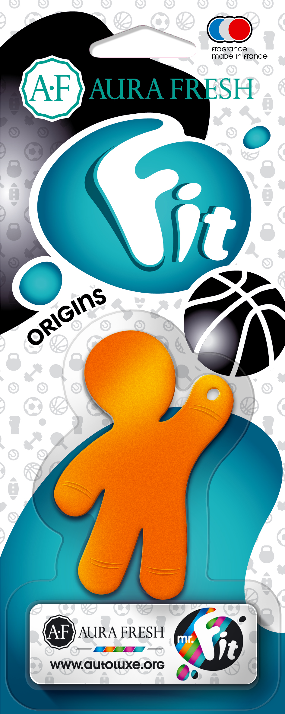 Освежитель  AURA FRESH MR.FIT Origins