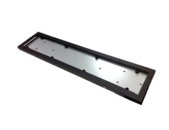 Рамка номера нерж. сталь SLP29В (2 шт)