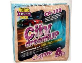 Салфетка микрофибра СА 122 набор (6шт)  25*25