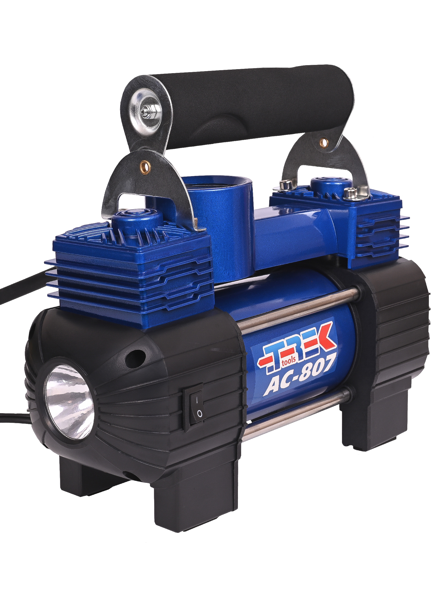 Компрессор ТРЕК  807 двухцилиндровый 90 л/мин (крокодилы)