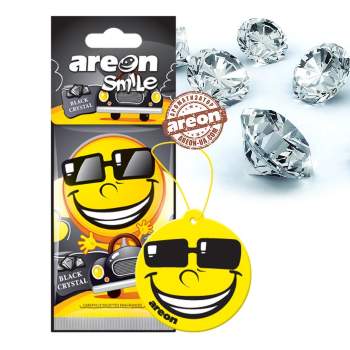 Освежитель  AREON сух "SMILE RING" чёрный лёд