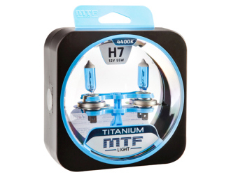 МТF лампа Н7 12V 55w Titanium  4400К															