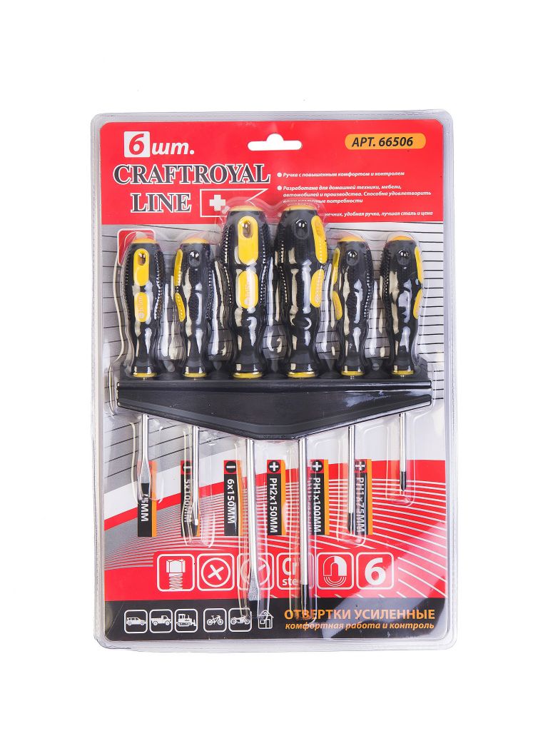 Набор отверток CRAFTROYAL 6 пр (66506)