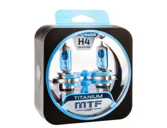 МТF лампа Н4 12V 60/55w Titanium 4400К													