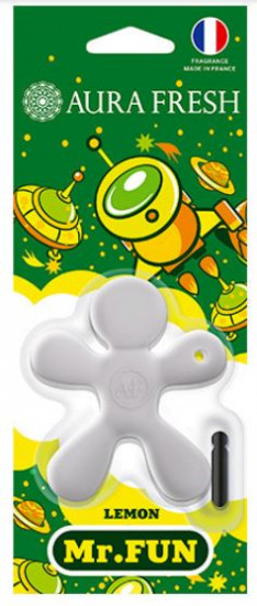 Освежитель  AURA FRESH MR.FUN Lemon
