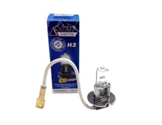 Галогеновая лампочка H 3 12v 55w DELTA