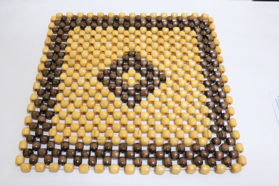 Накидки массажер деревяные шарики HS-2111